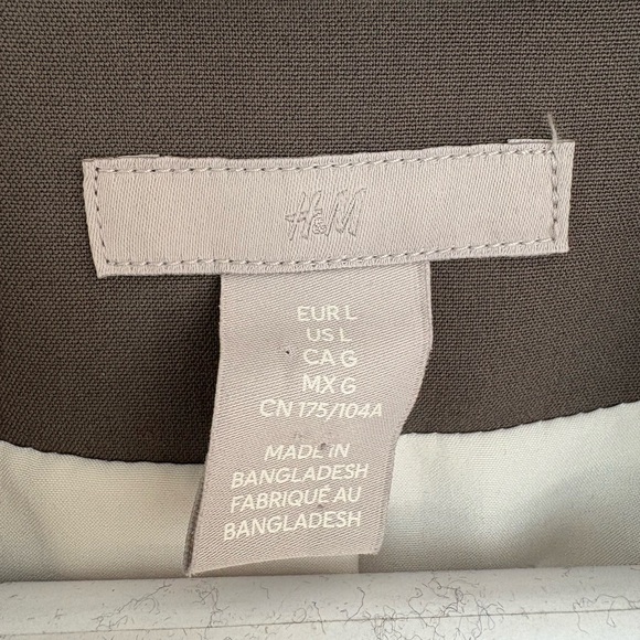 H&M Gray Women's Suit Jacket - Picture 3 of 4